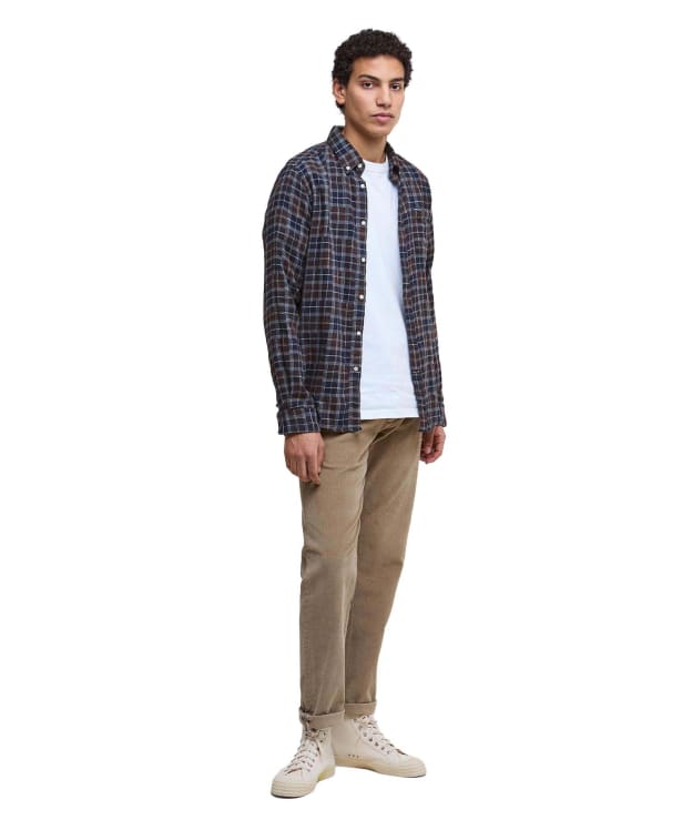 Men's Barbour Stretch Cord Tailored Fit Trouser - Washed Stone