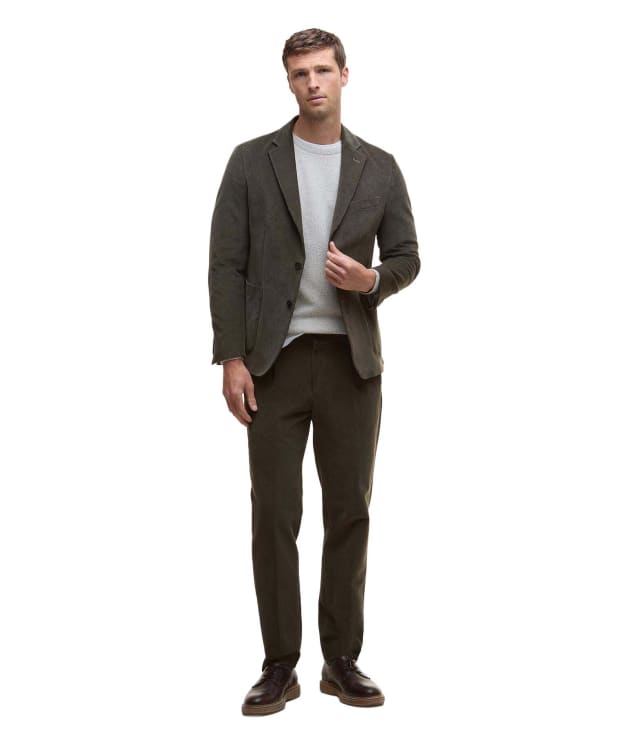 Men's Barbour Wallington Cord Trouser - Olive