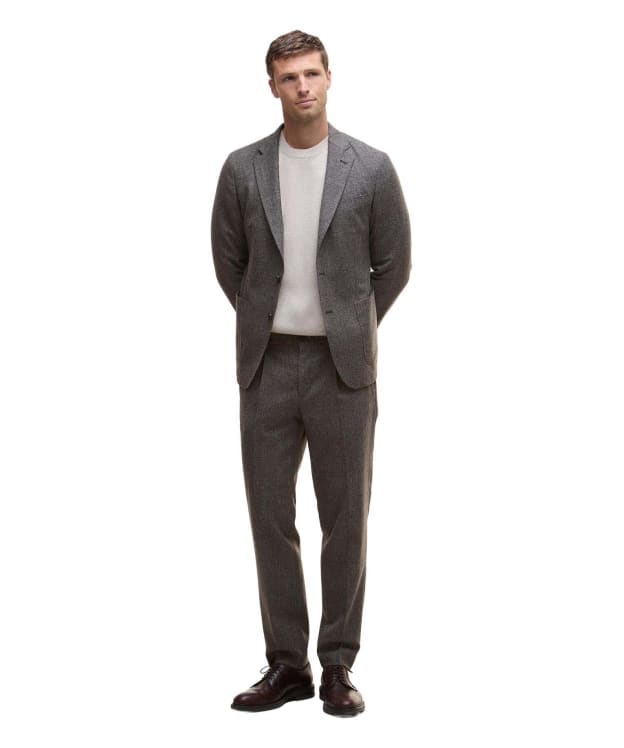 Men's Barbour Kensington Check Trouser - Brown