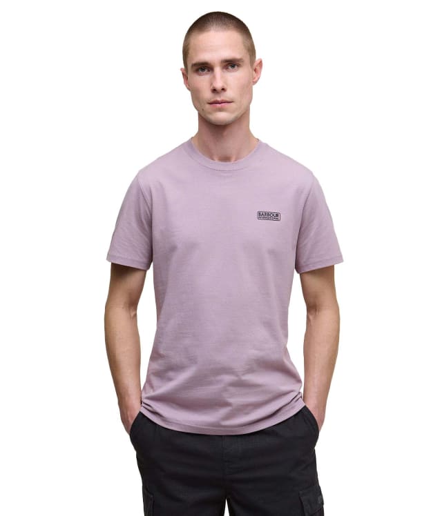 Men's Barbour International Small Logo Tee - Elderberry