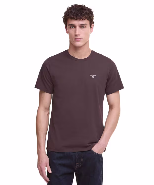 Men's Barbour Essential Sports T-Shirt - Dark Oak