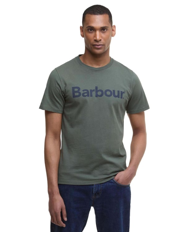 Men's Barbour Logo Tee - Thyme