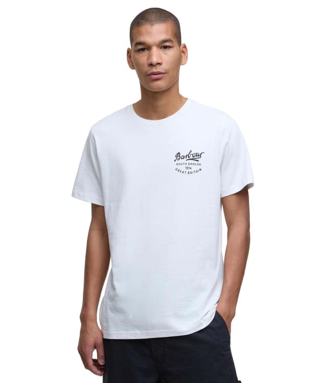 Men's Barbour Script Graphic T-Shirt - Whisper White