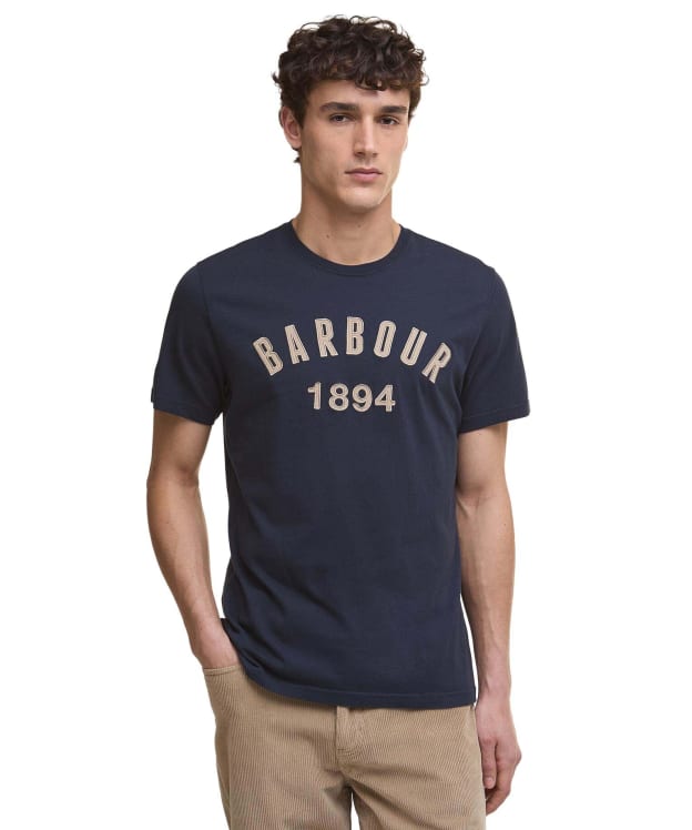 Men's Barbour Hollins Applique T-Shirt - Navy