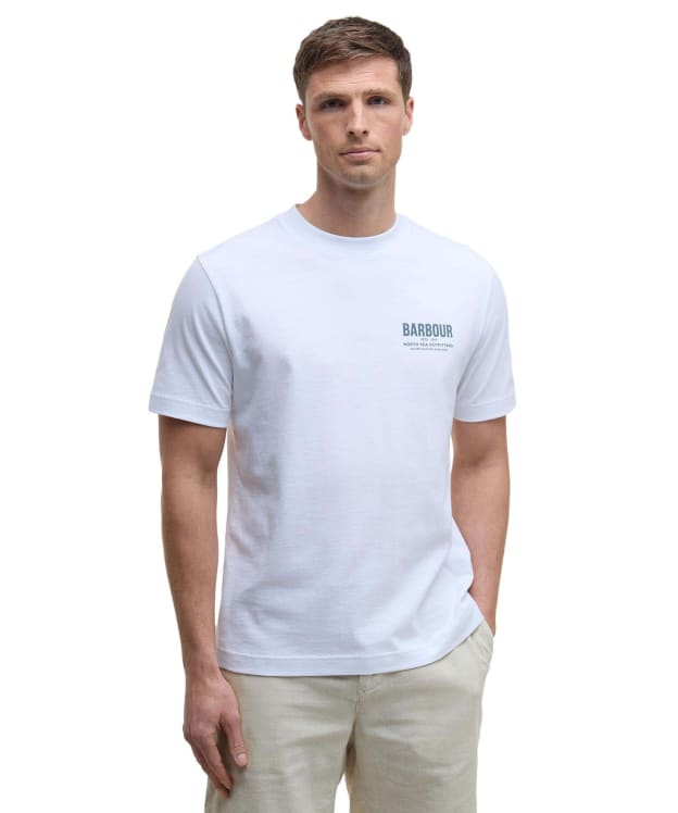 Men's Barbour Souter Relaxed T-Shirt - White