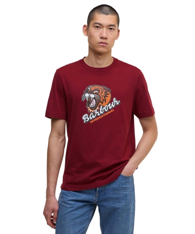 Men's Barbour International Irwin Graphic T-Shirt - Wine