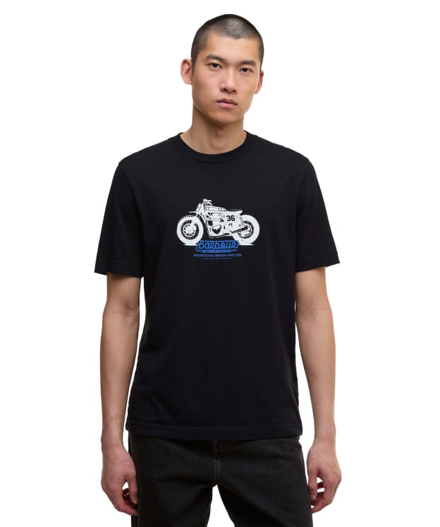 Men's Barbour International Cruise Graphic T-Shirt - Black