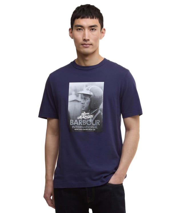 Men's Barbour International Port T-Shirt - Royal Blue