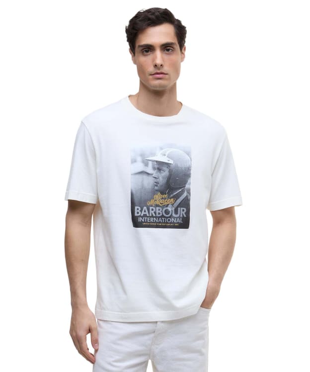 Men's Barbour International Port T-Shirt - Whisper White