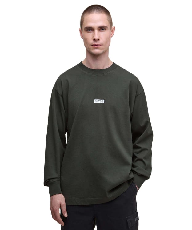 Men's Barbour International Lever Long Sleeve T-Shirt - Sage