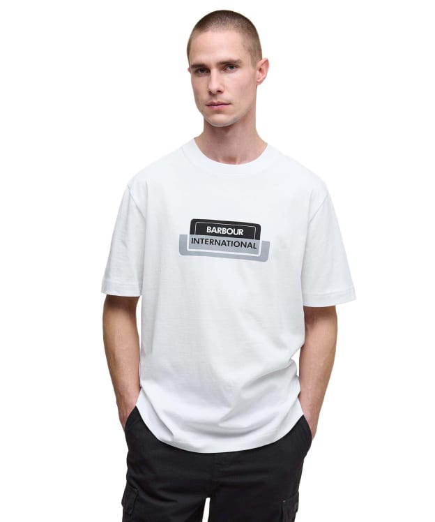 Men's Barbour International Optic T-Shirt - White