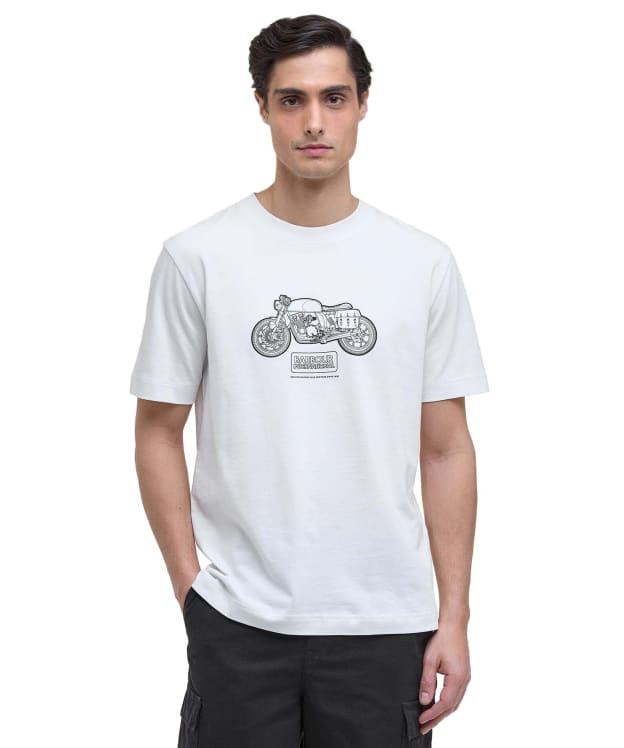 Men's Barbour International Morris Motorbike Graphic T-Shirt - Whisper White