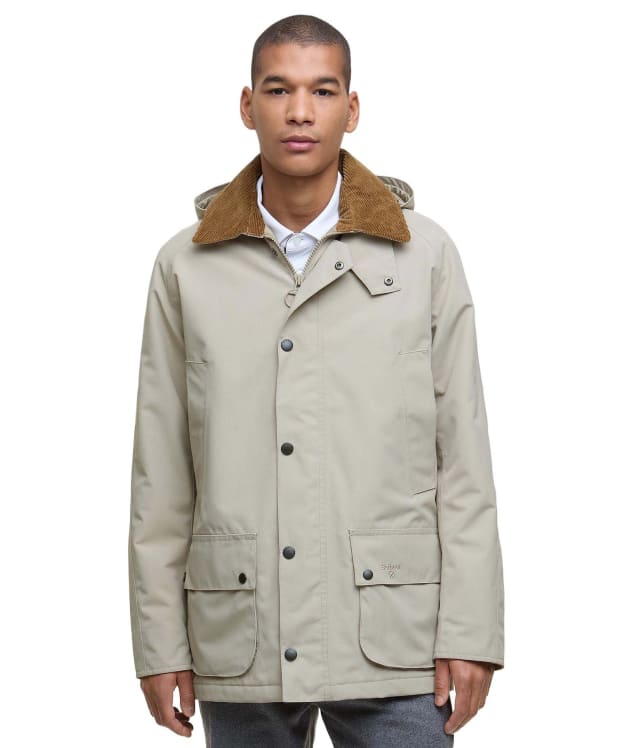 Men's Barbour Winter Ashby Waterproof Jacket - Washed Stone
