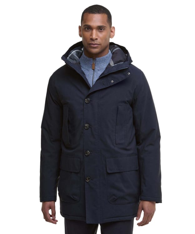 Men's Barbour Winter Beaufort Waterproof Parka - New Navy