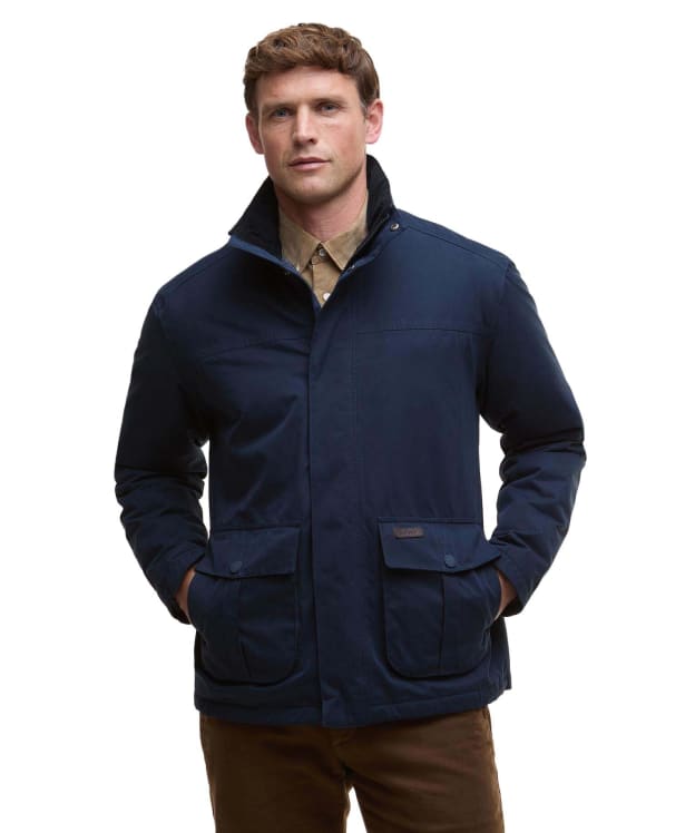 Men's Barbour Sander Waterproof Jacket - Navy