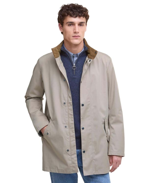 Men's Barbour Chelsea Waterproof Jacket - Washed Stone