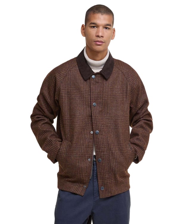 Men's Barbour Tracker Wool Jacket - Brown