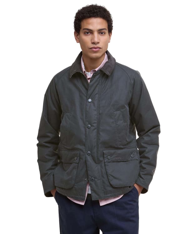 Men's Barbour Ambleside Waxed Jacket - Grey