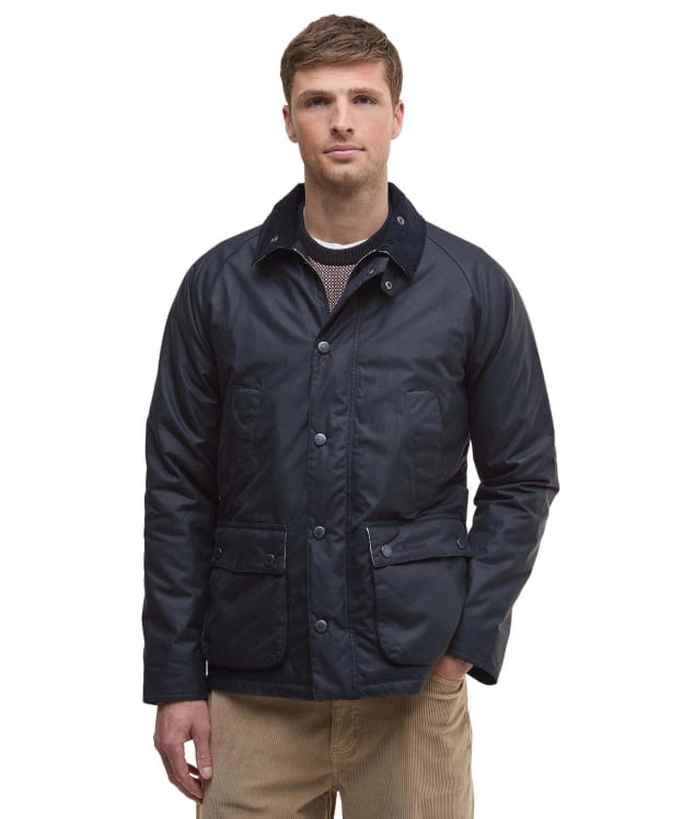 Men's Barbour Ambleside Waxed Jacket - New Navy