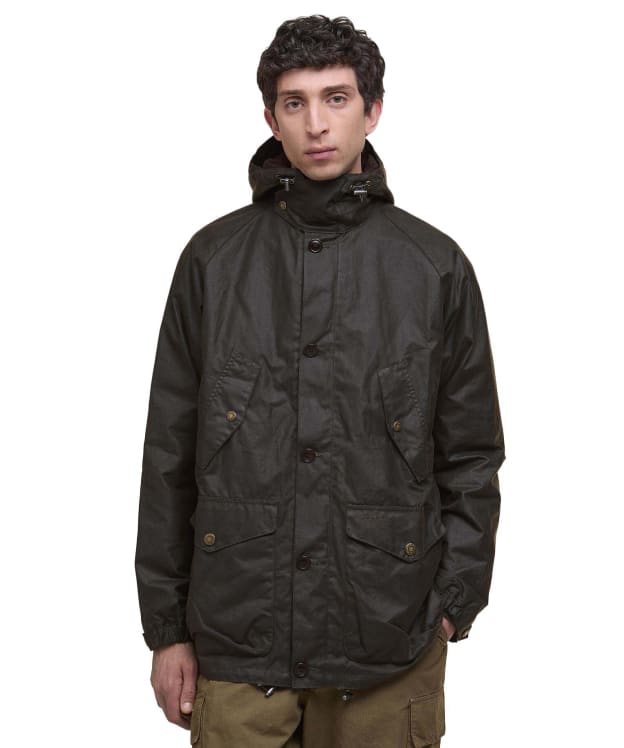 Men's Barbour Re-Engineered Endurance Mountain Wax Parka - Olive