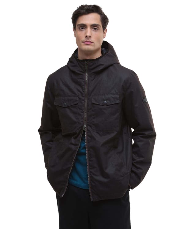 Men's Barbour International Blane Waxed Jacket - Rustic