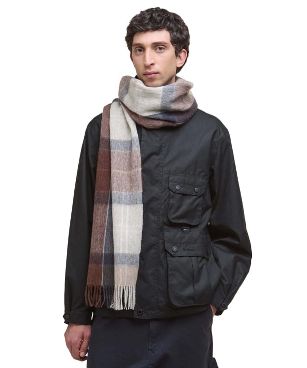 Barbour Inverness Tartan Scarf - Midnight Oak Tartan