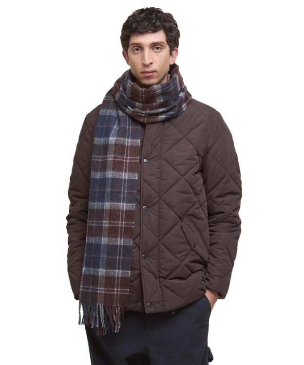 Barbour Braden Tartan Scarf - Midnight Oak Tartan