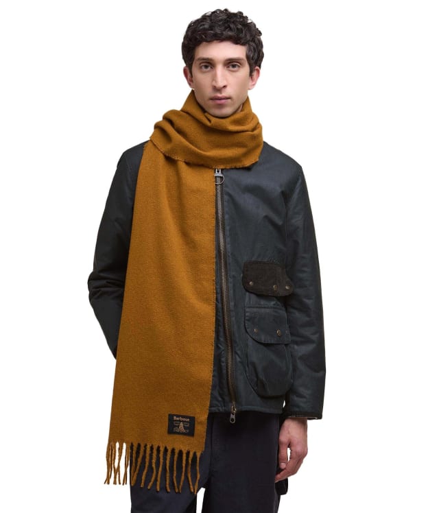 Barbour Brandy Boucle Scarf - Bronze Brown