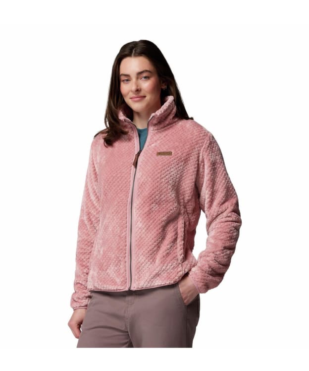 Women's Columbia Fire Side™ II Sherpa Full Zip Fleece Jacket - Eraser Pink