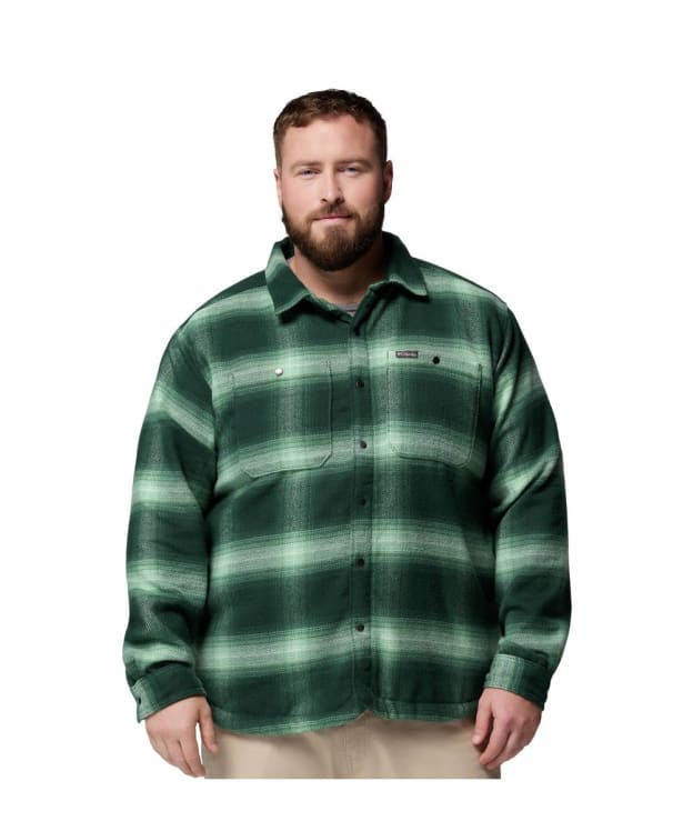 Men's Columbia Windward™ II Sherpa Shirt Jacket - Rain Forest Blurred Ombre