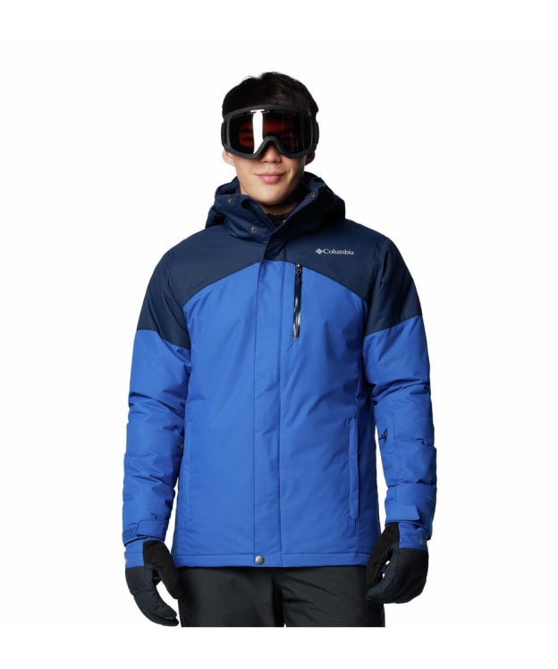 Men's Columbia Last Tracks II Snow Jacket - Mountain Blue / Navy