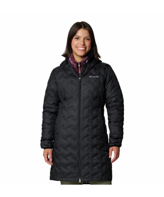 Women's Columbia Delta Ridge™ II Long Down Jacket - Black