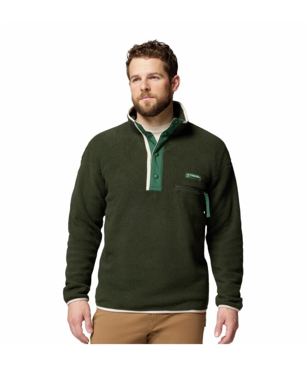 Men's Columbia Helvetia™ II Half Snap Fleece - Greenscape