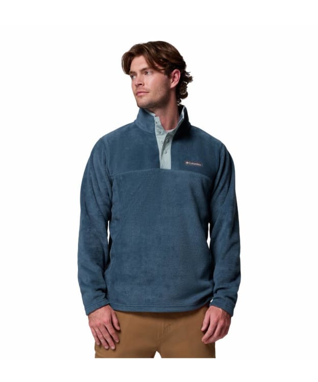 Men's Columbia Steens Mountain Half Snap II Fleece - Everblue / Crushed Blue