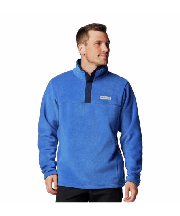 Men's Columbia Steens Mountain Half Snap II Fleece - Mountain Blue / Navy