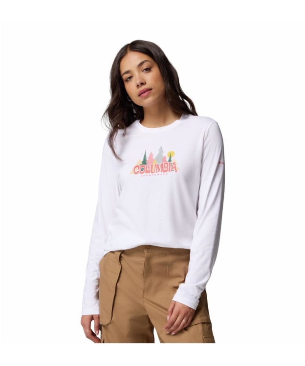 Women's Columbia Ruby Springs™ Graphic Long Sleeve Tee - White