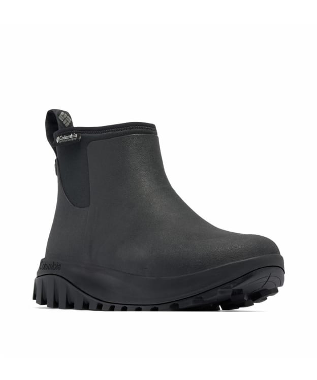 Women's Columbia Snowtrot Slush Rubber Boots - Black / Sea Salt