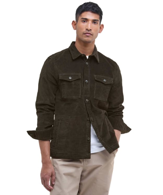 Men’s Barbour Cord Overshirt - Olive