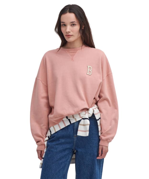 Women's Barbour Elisha Sweatshirt - Pink Blush