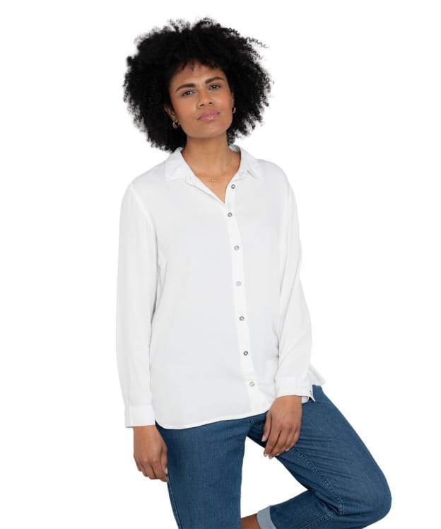 Women’s Lily & Me Elm Ecovero Lenzing Viscose Shirt - White