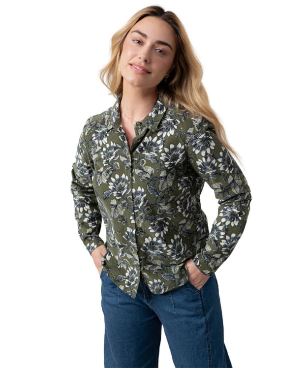 Women's Lily & Me Patsy Printed Shirt - Moss