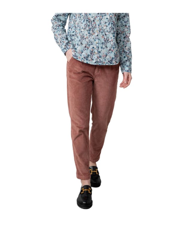 Women's Lily & Me Brookend Cord Trousers - Antique Rose