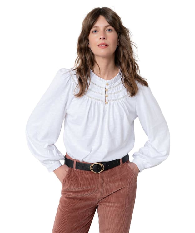 Women’s Lily & Me Luna Plain Blouse - White