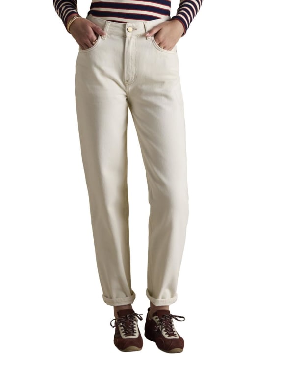 Women's Joules Relaxed Fit Jeans - Cream