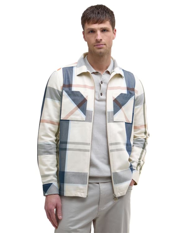 Men's Barbour Ettrick Overshirt - Sea Haze Tartan