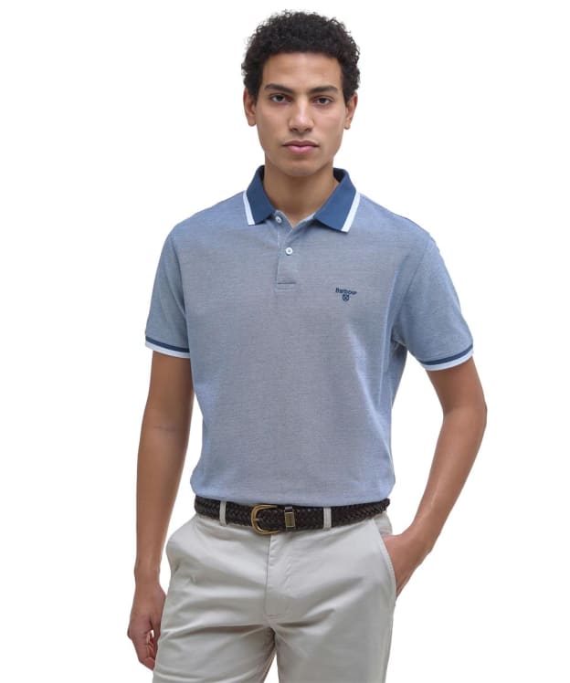 Men's Barbour Barnard Polo - Dark Denim