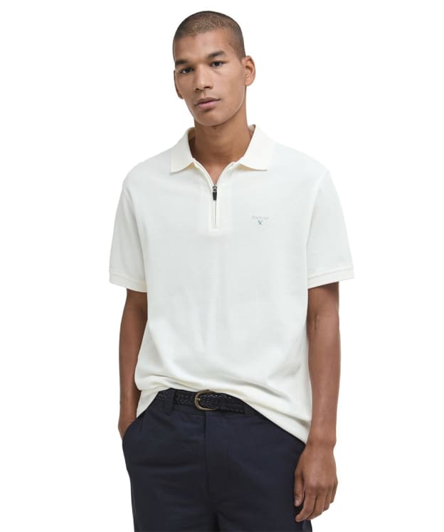 Men's Barbour Wadworth Polo Shirt - Whisper White