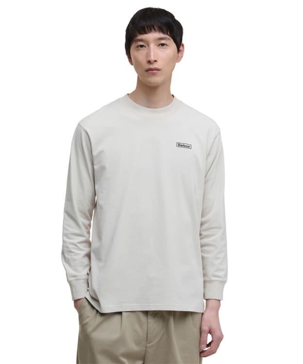 Men's Barbour Walton Oversized Long Sleeved T-Shirt - Mist