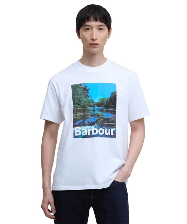 Men's Barbour Sprouston Oversized Graphic T-Shirt - White