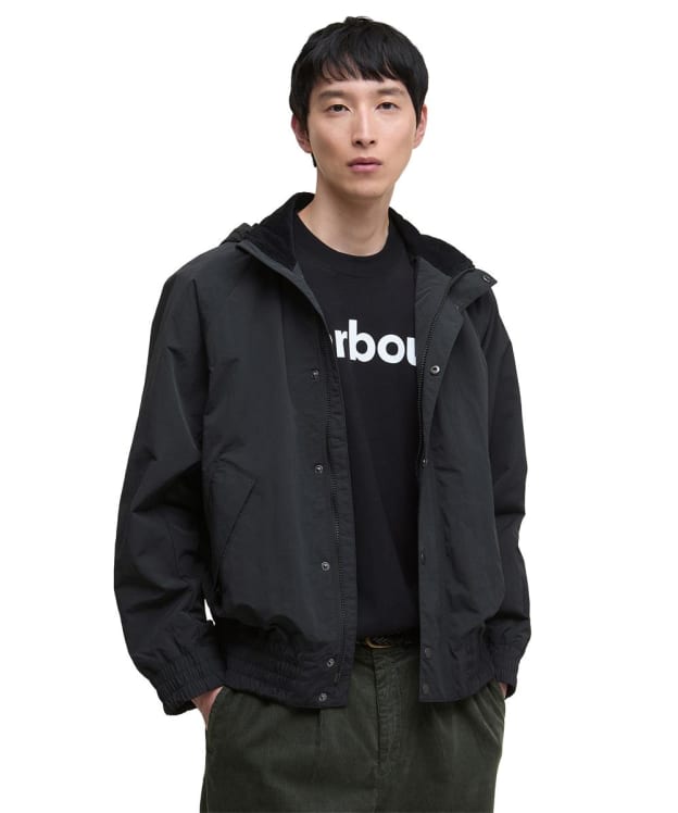 Men's Barbour Blouson Transport Showerproof Jacket - Black